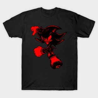 Shadow - Red and Black T-Shirt